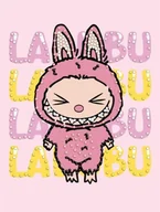 Zabawki kreatywne - Diamentowa mozaika - Ona Labubu 15x20cm - zabawka - miniaturka - grafika 1