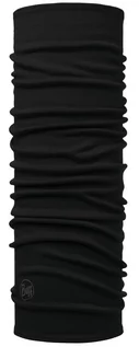 Apaszki i szaliki damskie - Buff, Komin, Wool Buff, Midweight Merino, Solid Black, rozmiar uniwersalny - grafika 1