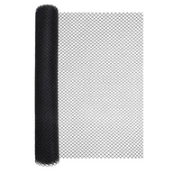 Ogrodzenia - Siatka plastikowa 417 g/m2 ocz. 20 x 20 mm, czarna - 1,2 x 8 m - miniaturka - grafika 1
