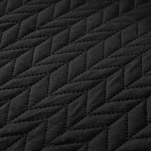 Narzuta 70 x 150 Pikowana Velvet Moxie Czarny - Narzuty - miniaturka - grafika 4