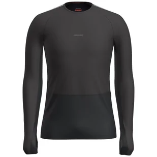 Koszulka męska Icebreaker M ZoneKnit 260 LS Crewe Rozmiar: XL / Kolor: ciemnoszary - Koszulki sportowe męskie - miniaturka - grafika 1