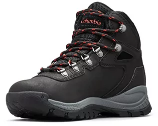 Kozaki damskie - Columbia Newton Ridge Plus damskie buty trekkingowe, Czarny Black X Poppy Red, 42 EU - grafika 1