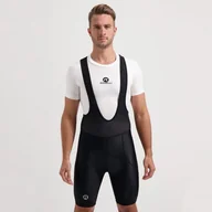 Spodenki rowerowe - Spodenki rowerowe męskie Rogelli BASIC DE LUXE na szelkach - miniaturka - grafika 1