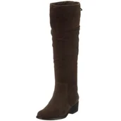 Kozaki damskie - Buffalo 14741-612 oyly goat suede, kozaki damskie, brązowy - Br?zowy Coffee - 42 EU - miniaturka - grafika 1