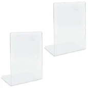 Podpórki do książek - Podpórka do książki z plexi 2mm - drewno 2 szt. - miniaturka - grafika 1