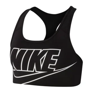 Nike WMNS Swoosh Futura biustonosz 010 : Rozmiar - S - Bielizna sportowa damska - miniaturka - grafika 1