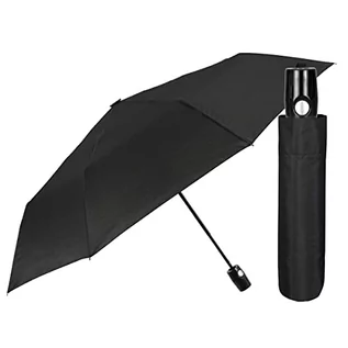 Parasole - Mini parasol, składany, dla kobiet i mężczyzn, z automatycznym otwieraniem, bardzo lekki i kompaktowy, 332 g, niebieski - grafika 1