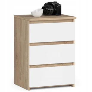 Szafka nocna 40 cm CL3 sonoma-biały stolik nocny Akd - Szafki nocne Szafka nocna 40 cm CL3 sonoma-biały stolik nocny Akd - Szafki nocne - miniaturka - grafika 1
