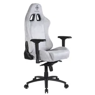 Fotele gamingowe - Deltaco GAM-121-LG Alcantara Jasnoszary - miniaturka - grafika 1