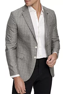 Come Voglio Męska marynarka MAMRVN100413 Business Casual Blazer, beżowa, 58, beżowy, 58 - Marynarki męskie - miniaturka - grafika 1