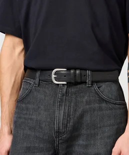 Pasek Wrangler BOMBATO BELT 112365272 Black 105 - Paski - miniaturka - grafika 1