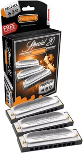 DIATONICAS PROGRESSIVE. HOHNER diatoniczna harmoniczna SPECIAL 20 PROPACK (C, G, A). - Instrumenty dęte - miniaturka - grafika 1