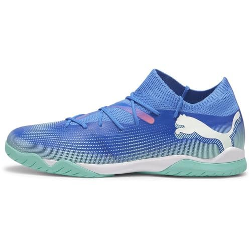 PUMA Unisex Future 7 Match It buty piłkarskie, Bluemazing PUMA biała elektryczna mięta pieprzowa, 46.5 EU