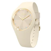 Moda i Uroda OUTLET - ICE-WATCH Damski analogowy zegarek kwarcowy z silikonowym paskiem 022358, beż - miniaturka - grafika 1