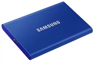 Samsung Electronics Polska Dysk SSD T7 Portable 500GB MU-PC500H WW niebieski MU-PC500H/WW - Dyski SSD - miniaturka - grafika 1