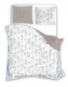 Pościel - POŚCIEL bawełniana KWIATY 140x200 cm + 70x90 cm komplet - miniaturka - grafika 1