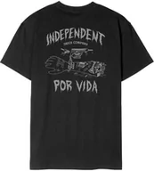 Koszulki męskie - t-shirt męski INDEPENDENT POR VIDA TEE Black - miniaturka - grafika 1