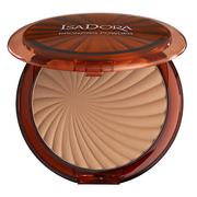 Bronzery i konturowanie twarzy - Isadora Bronzing Powder Golden Tan - miniaturka - grafika 1