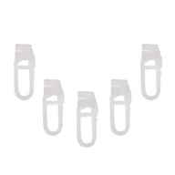 Akcesoria do wystroju okien - Agrafki ze ślizgiem do szyny aluminiowej 10 szt. białe Mardom - miniaturka - grafika 1