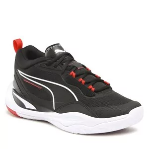 Baleriny - Buty Puma - Playmaker 385841 01 Jet Black/Black/White/Red - grafika 1