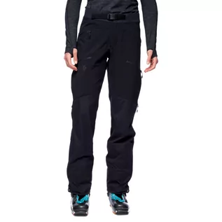 Spodnie narciarskie - Damskie spodnie Black Diamond DAWN PATROL HYBRID PANTS black - L - grafika 1