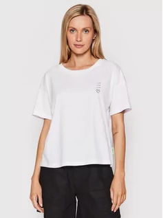 Koszulki i topy damskie - Outhorn T-Shirt TSD606 Biały Oversize - grafika 1