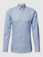 Koszule męskie - Koszula biznesowa o kroju super slim fit z drobnym wzorem model ‘Urban’ - miniaturka - grafika 1