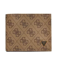 Portfele - Duży Portfel Męski Guess SMVELE LEA24 Beżowy - miniaturka - grafika 1