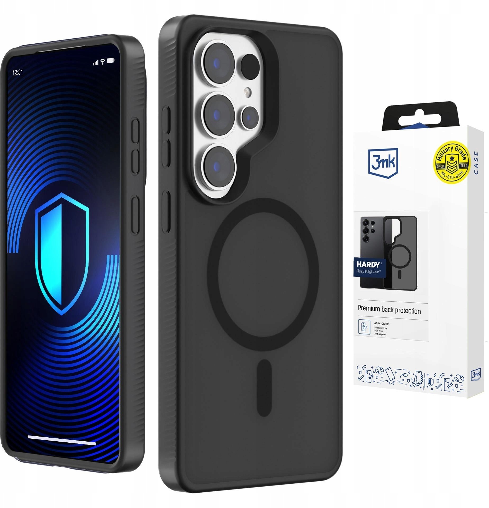 3MK Samsung Galaxy S25 Ultra - 3mk Hardy Hazy MagCase Black