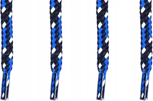 CZARNE + NIEBIESKIE Sznurówki do Butów Outdoor Adidasów Sznurowadła 180 cm - Akcesoria obuwnicze CZARNE + NIEBIESKIE Sznurówki do Butów Outdoor Adidasów Sznurowadła 180 cm - Akcesoria obuwnicze - miniaturka - grafika 1