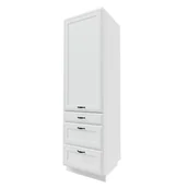 Meble kuchenne - Trento Słupek D14/Dp/3R Comfort Box Biały Mat - miniaturka - grafika 1