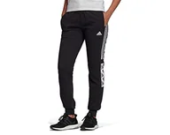 Spodnie damskie - adidas damskie spodnie sportowe czarny czarny M - miniaturka - grafika 1