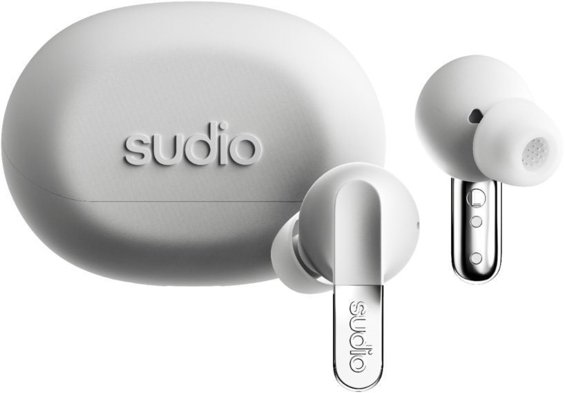 Sudio Earbuds N3 Pro Bluetooth In-ear Microphone Chrome White N3PROWHT