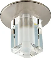 Lampy sufitowe - Candellux Podtynkowa halogenowa OPRAWA sufitowa OCZKO SK-17 2268876 satyna Nikiel transparentny - miniaturka - grafika 1