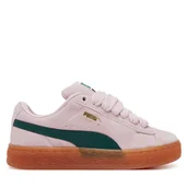 Buty dla dziewczynek - Sneakersy Puma Suede XL Jr 396577 27 Różowy - miniaturka - grafika 1