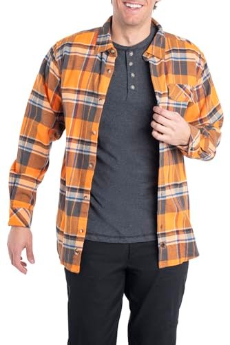 Legendary Whitetails Męska koszula flanelowa Buck Camp z długim rękawem, Heather Button Down, koszula rekreacyjna ze sznurkiem i długim rękawem (1 opakowanie)