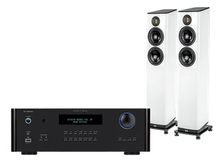 Rotel RA-1592 MkII (czarny) + Vela FS408.2 (biały) - Zestawy stereo - miniaturka - grafika 1