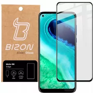 Szkła hartowane na telefon - Bizon Szkło hartowane Glass Edge do Moto G8, czarne BGE1MG8 - miniaturka - grafika 1