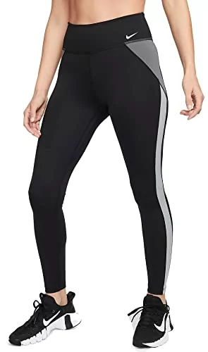 Nike Womens Full Length Tight One, Black/Particle Grey/White
