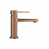 Baterie umywalkowe - Washbasin faucet INVENA GLAMOR, copper color, low - miniaturka - grafika 1