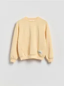 Bluzy dla dziewczynek - Reserved - Bluza z modalem - jasnożółty - miniaturka - grafika 1