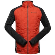 Bluzy sportowe męskie - Męska bluza Alpine Pro Jorw Rozmiar: XXL / Kolor: czerwony/czarny - miniaturka - grafika 1