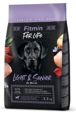 Fitmin Dog for Life Karma sucha dla dorosłych i starszych PSÓW z NADWAGĄ 2,5kg