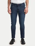 Spodnie męskie - Bugatti Jeansy 3278D 96635 Granatowy Slim Fit - miniaturka - grafika 1