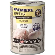 Mokra karma dla psów - PREMIERE RAW KITCHEN 1/4 kurczaka 12x400 g - miniaturka - grafika 1