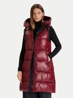 Kamizelki damskie - Save The Duck Bezrękawnik D80302W LOVE21 Bordowy Regular Fit - miniaturka - grafika 1