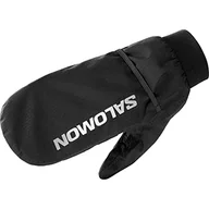 Rękawiczki - Salomon Bonatti Wodoodporne rękawiczki unisex, ochrona, oddychalność, odblaskowe detale, głęboka czerń, odblaskowy węgiel drzewny, M/L - miniaturka - grafika 1