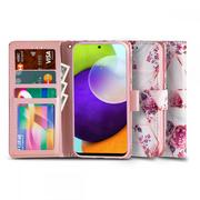 Etui i futerały do telefonów - Tech-Protect Etui Wallet do Samsung Galaxy A52/A52s 5G Różowy - miniaturka - grafika 1