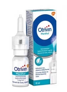Novartis Otrivin Menthol 0,1% 10 ml - Przeziębienie i grypa - miniaturka - grafika 1