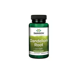 SWANSON Dandelion Root Mniszek lekarski 515mg SWANSON 60 kapsułek - Pasy odchudzające - miniaturka - grafika 1